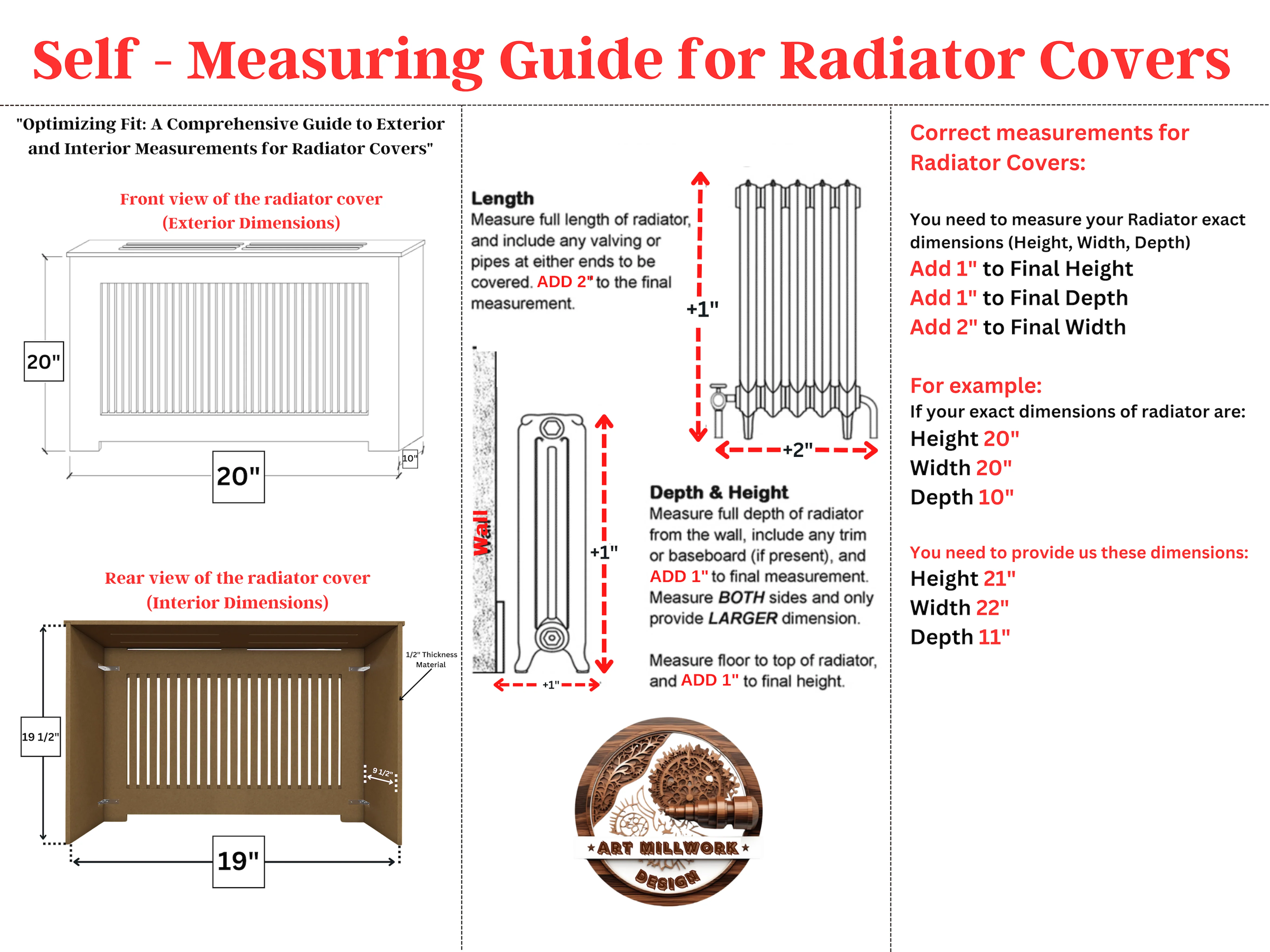 CHELSEA Modern Wood Radiator Cover / Custom for NYC Homes - Image 5