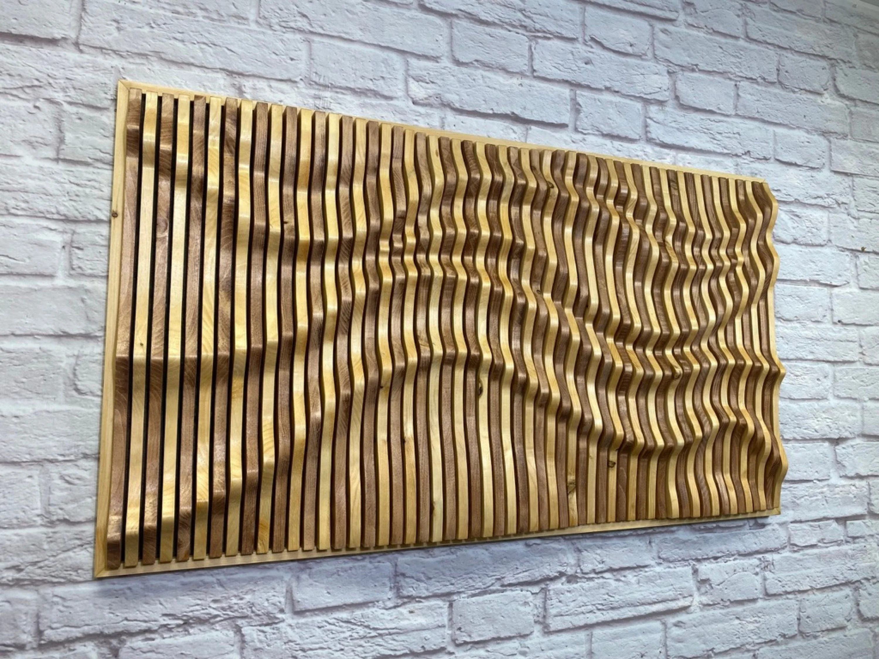 ALEXIA Parametric Wood Art - 100% Wood Wall Art Decor - Image 6