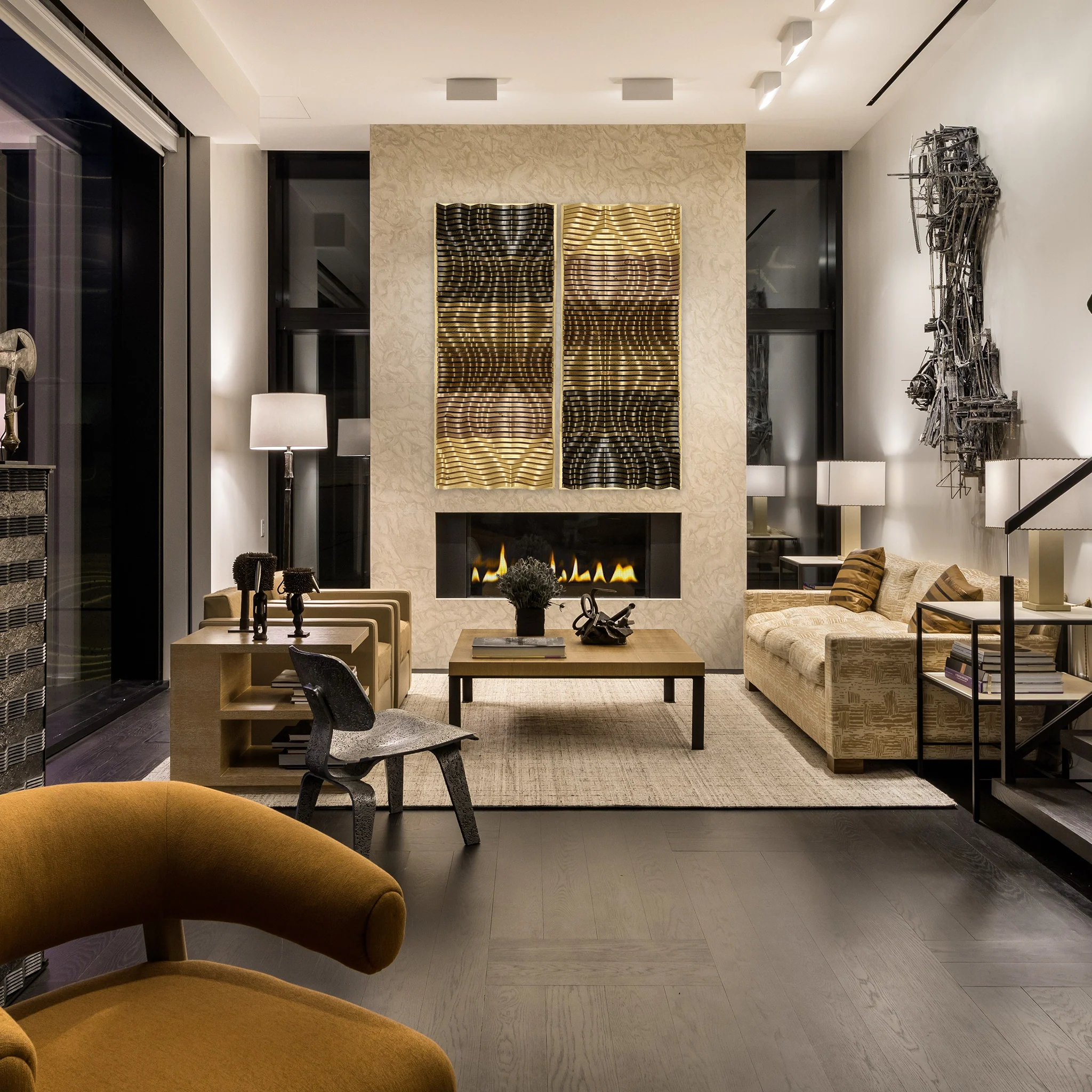 Solid Wood Acoustic Wall Art Panel - Sunlit Aura Design NYC - Image 2