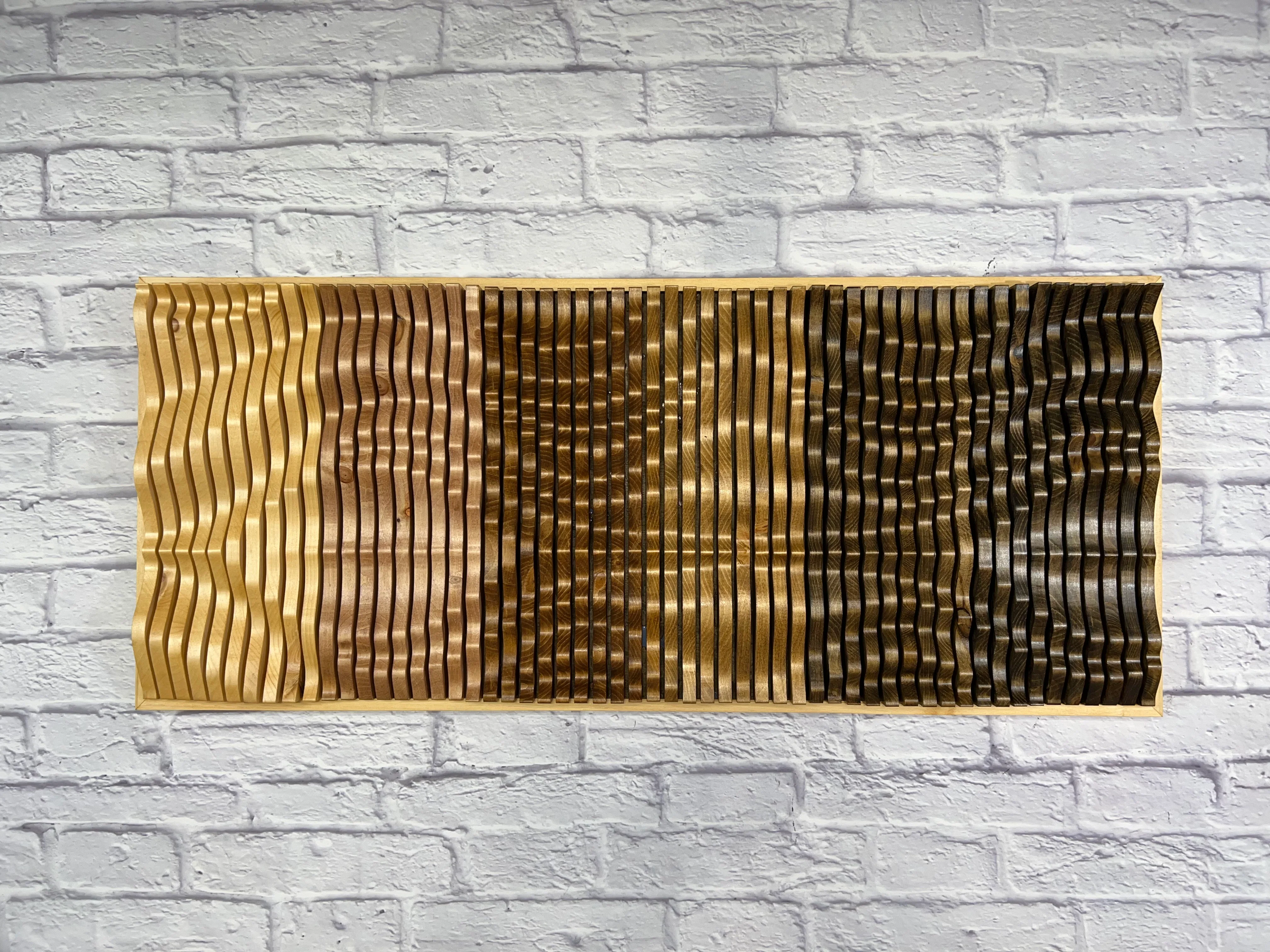 Solid Wood Acoustic Wall Art Panel - Sunlit Aura Design NYC - Image 8