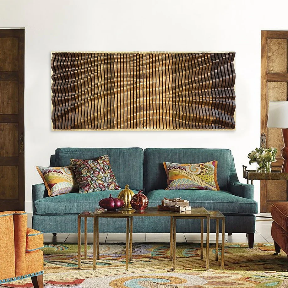 AURA Parametric Wall Art - Unique Acoustic Wood Wall Panel